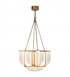  CH336830VB-Anders 30-in Vintage Brass LED Chandeliers
