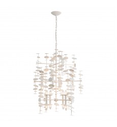 CH340041MW-Yukari 41-in Matte White 16 Lights Chandeliers  CH340041MW-Yukari 41-in Matte White 16 Lights Chandeliers