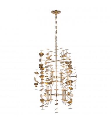 CH340041PB-Yukari 41-in Polished Brass 16 Lights Chandeliers  CH340041PB-Yukari 41-in Polished Brass 16 Lights Chandeliers