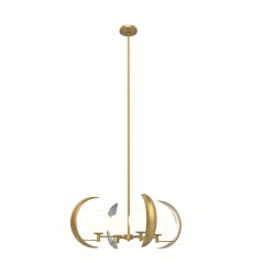  CH351204VB-Celeste Vintage Brass 4 Lights Chandeliers