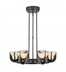 CH362627UBAR-UNV-Colette 27-in Urban Bronze/Alabaster LED Chandelier