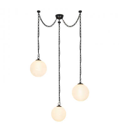 CH363103UBCDG-Petra 3 Light Black dimmable LED Chandelier CH363103UBCDG-Petra 3 Light Black dimmable LED Chandelier