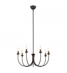 CH419726MB-Ember 26-in Black Chandelier CH419726MB-Ember 26-in Black Chandelier