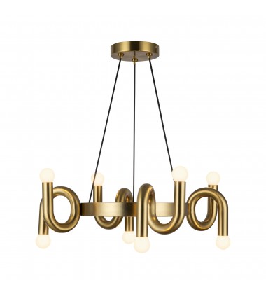  CH420823BG-Sadie 23-in Brushed Gold Socket Chandelier