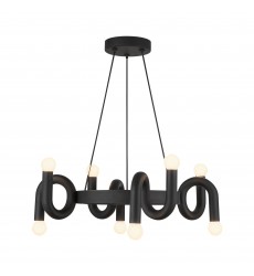 CH420823MB-Sadie 23-in Matte Black Socket Chandelier  CH420823MB-Sadie 23-in Matte Black Socket Chandelier
