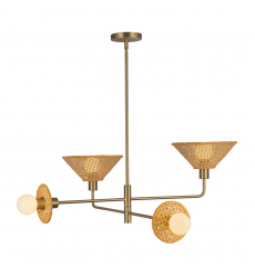 CH432438BG-Piper 38-in Brushed Gold Socket Chandelier CH432438BG-Piper 38-in Brushed Gold Socket Chandelier