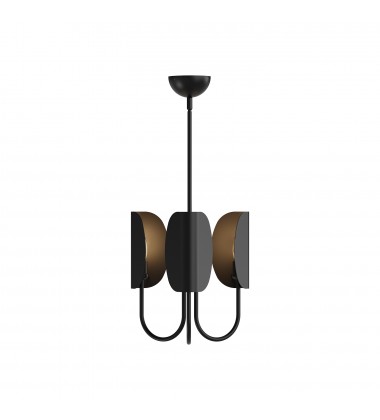 CH450715MB-Seno 15-in Matte Black 3 Lights Chandeliers  CH450715MB-Seno 15-in Matte Black 3 Lights Chandeliers
