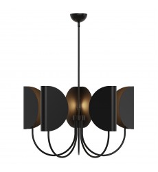 CH450732MB-Seno 32-in Matte Black 5 Lights Chandeliers  CH450732MB-Seno 32-in Matte Black 5 Lights Chandeliers