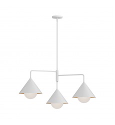 CH485245WHOP-Remy 38-in White/Opal Glass 3 Lights Chandeliers  CH485245WHOP-Remy 38-in White/Opal Glass 3 Lights Chandeliers
