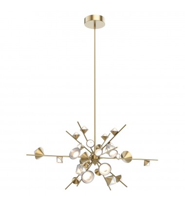  CH50848-BG-Geode 48-in Brushed Gold LED Chandeliers