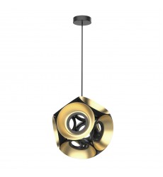  CH51232-BK/GD-Magellan 32-in Black/Gold LED Chandelier