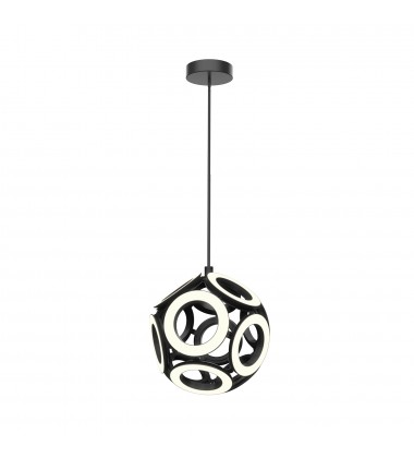  CH51825-BK-Magellan 25-in Black LED Chandelier