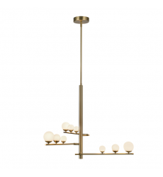 CH55524-BG/OP-UNV-Juniper 3 Head Brushed Gold/Opal Glass LED Chandelier CH55524-BG/OP-UNV-Juniper 3 Head Brushed Gold/Opal Glass LED Chandelier
