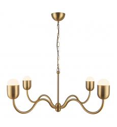 CH558439BGOP-Effie 39-in Brushed Gold/Opal Glass Socket Chandelier CH558439BGOP-Effie 39-in Brushed Gold/Opal Glass Socket Chandelier