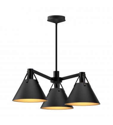 CH584525MB-Archer 25-in Matte Black 3 Lights Chandeliers  CH584525MB-Archer 25-in Matte Black 3 Lights Chandeliers