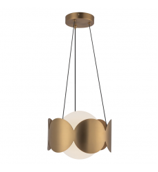 CH59810-BG/OP-Ciel 10-in Brushed Gold/Opal Glass Socket Chandelier