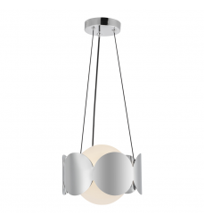 CH59810-CH/OP-Ciel 10-in Chrome/Opal Glass Socket Chandelier