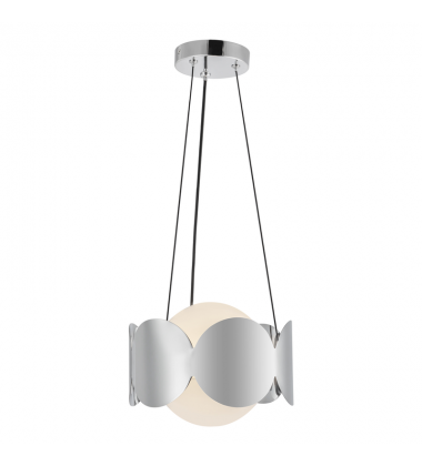 CH59810-CH/OP-Ciel 10-in Chrome/Opal Glass Socket Chandelier
