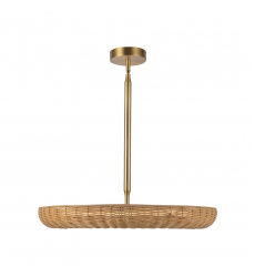CH602024BG-UNV-Maris 24-in Brushed Gold LED Chandelier