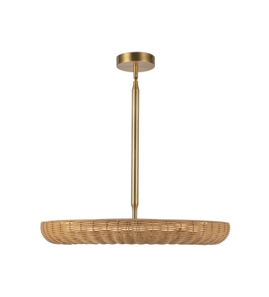 CH602024BG-UNV-Maris 24-in Brushed Gold LED Chandelier