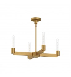 CH607225AG-Claire 25-in Aged Gold 4 Lights Chandeliers CH607225AG-Claire 25-in Aged Gold 4 Lights Chandeliers