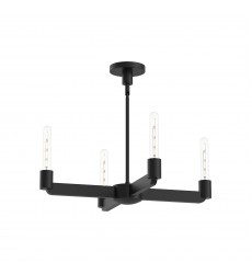 CH607225MB-Claire 25-in Matte Black 4 Lights Chandeliers CH607225MB-Claire 25-in Matte Black 4 Lights Chandeliers