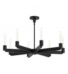 CH607232MB-Claire 32-in Matte Black 8 Lights Chandeliers CH607232MB-Claire 32-in Matte Black 8 Lights Chandeliers