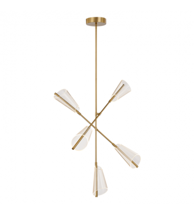 CH62737-BG/LG-UNV-Mulberry 37-in Brushed Gold/Light Guide LED Chandeliers CH62737-BG/LG-UNV-Mulberry 37-in Brushed Gold/Light Guide LED Chandeliers
