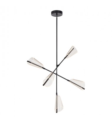 CH62737-BK/LG-UNV-Mulberry 37-in Black/Light Guide LED Chandeliers CH62737-BK/LG-UNV-Mulberry 37-in Black/Light Guide LED Chandeliers