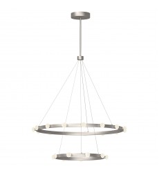  CH63436-BN-Rezz 36-in Brushed Nickel LED Chandeliers