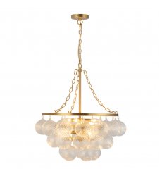CH654624BGRC-Faye 24-in Gold Chandelier