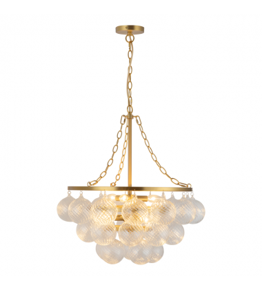 CH654624BGRC-Faye 24-in Gold Chandelier