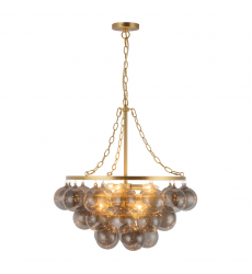 CH654624BGSM-Faye 24-in Gold Chandelier