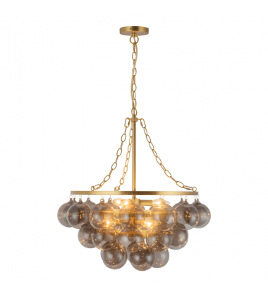 CH654624BGSM-Faye 24-in Gold Chandelier