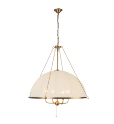 CH661433BG-Crosby 33-in Brushed Gold Socket Chandelier