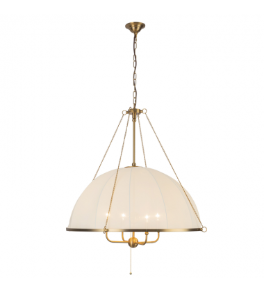 CH661433BG-Crosby 33-in Brushed Gold Socket Chandelier