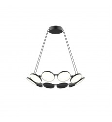  CH72225-BK-Novel 25-in Black LED Chandeliers