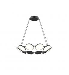CH72225-BK-UNV-010-Novel 25-in Black LED Chandeliers