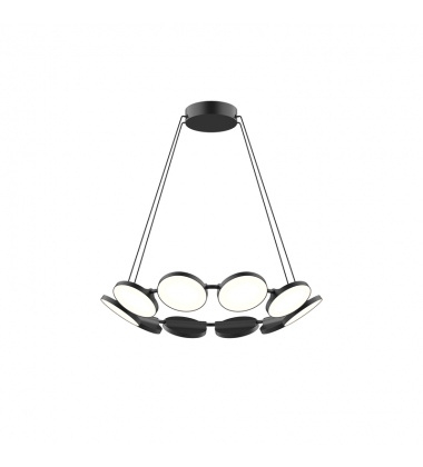 CH72225-BK-UNV-010-Novel 25-in Black LED Chandeliers