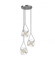  CH76718-CH-Aries 18-in Chrome LED Chandeliers