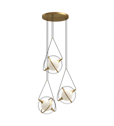 CH76728-BG-UNV-Aries 28-in Brushed Gold LED Chandeliers