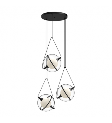 CH76728-BK-UNV-Aries 28-in Black LED Chandeliers