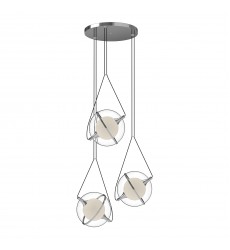  CH76728-CH-Aries 28-in Chrome LED Chandeliers