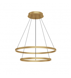 CH87232-BG-UNV-010-Cerchio 32-in Brushed Gold LED Chandeliers