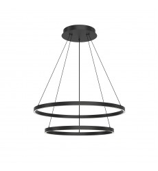 CH87232-BK-Cerchio 32-in Black LED Chandeliers  CH87232-BK-Cerchio 32-in Black LED Chandeliers