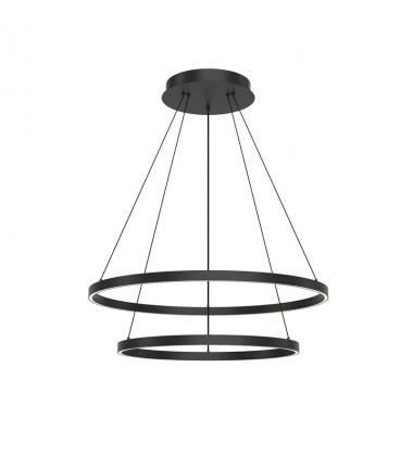 CH87232-BK-UNV-010-Cerchio 32-in Black LED Chandeliers