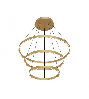 CH87332-BG-UNV-010-Cerchio 32-in Brushed Gold LED Chandeliers