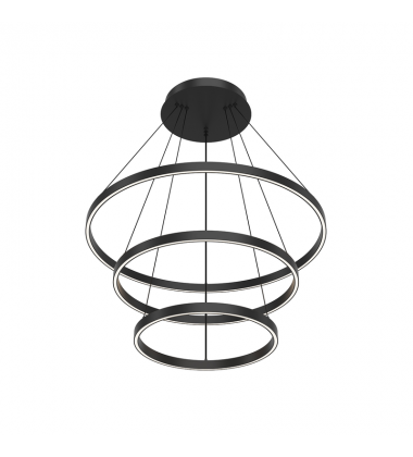 CH87332-BK-UNV-010-Cerchio 32-in Black LED Chandeliers