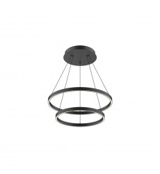 CH87824-BK-Cerchio 24-in Black LED Chandeliers  CH87824-BK-Cerchio 24-in Black LED Chandeliers