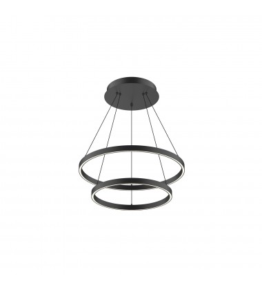 CH87824-BK-Cerchio 24-in Black LED Chandeliers  CH87824-BK-Cerchio 24-in Black LED Chandeliers